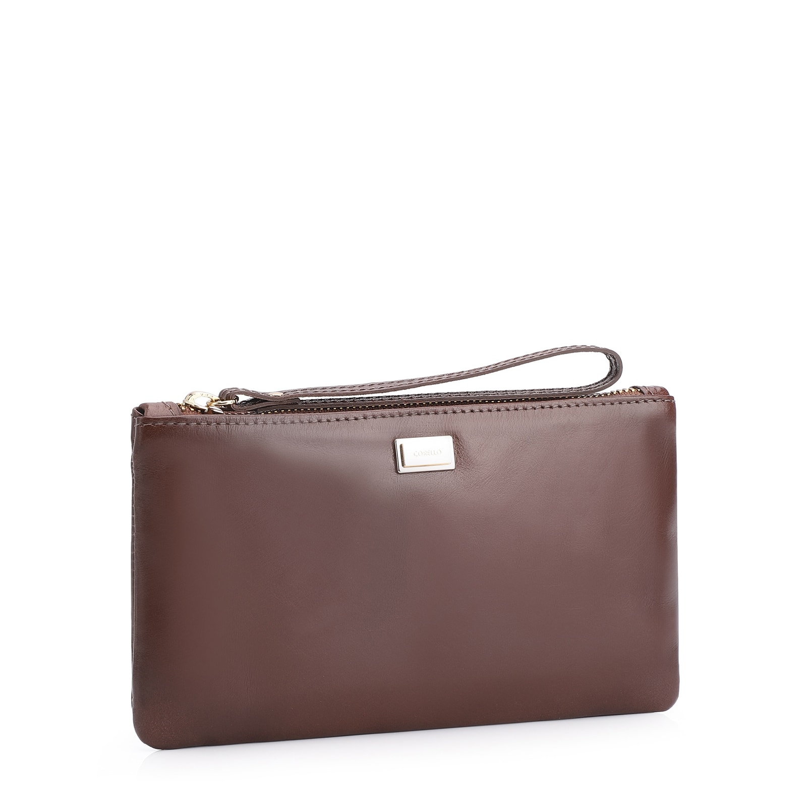 Bolsa Pequena Couro Marrom