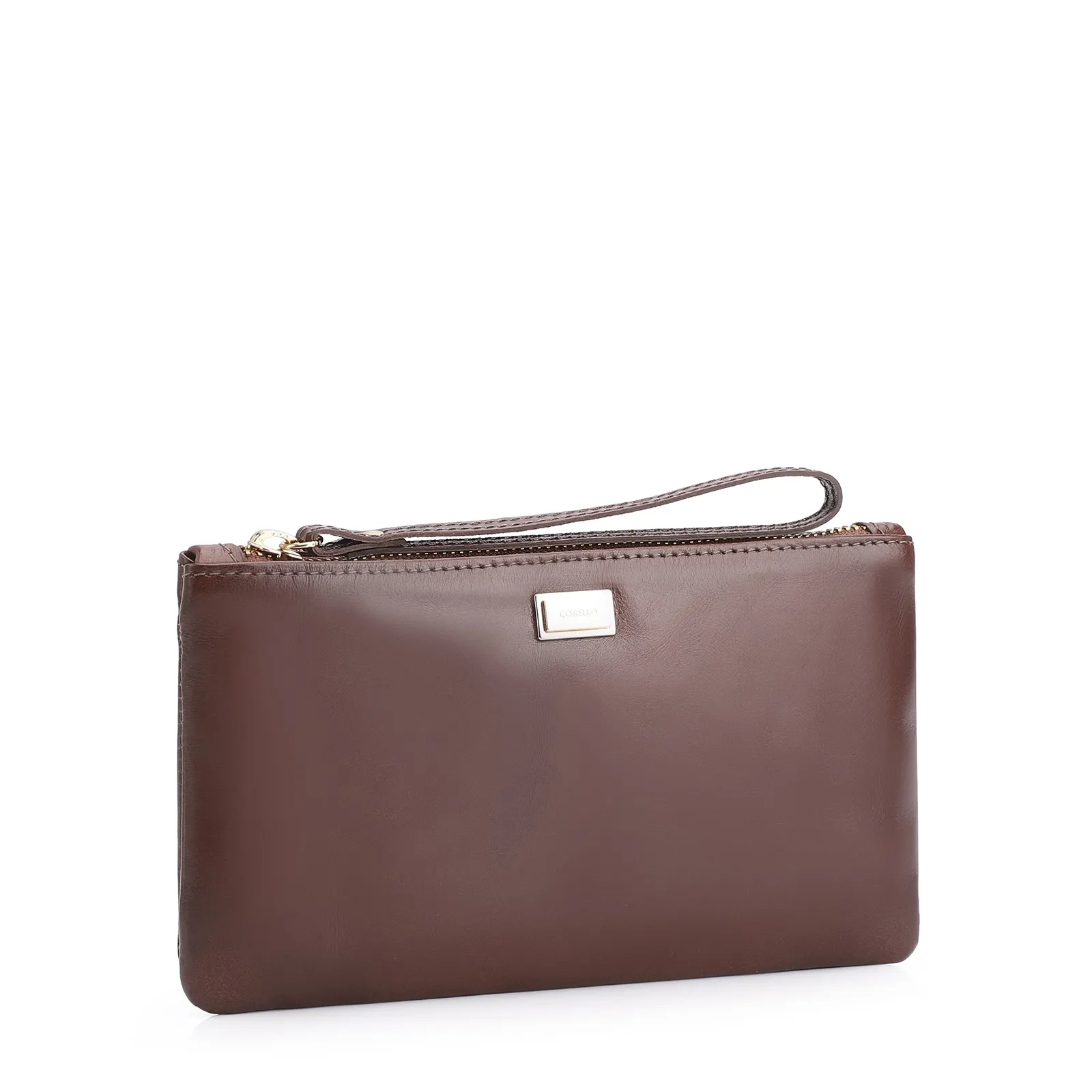 Bolsa Pequena Couro Marrom