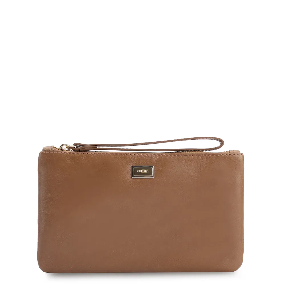 Bolsa Pequena Couro Marrom