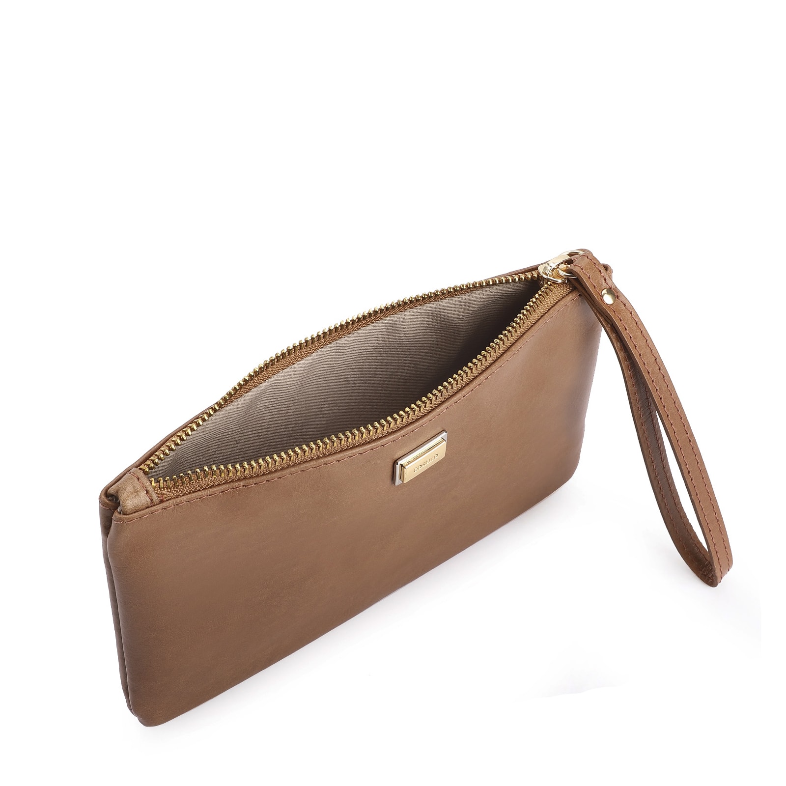 Bolsa Pequena Couro Marrom