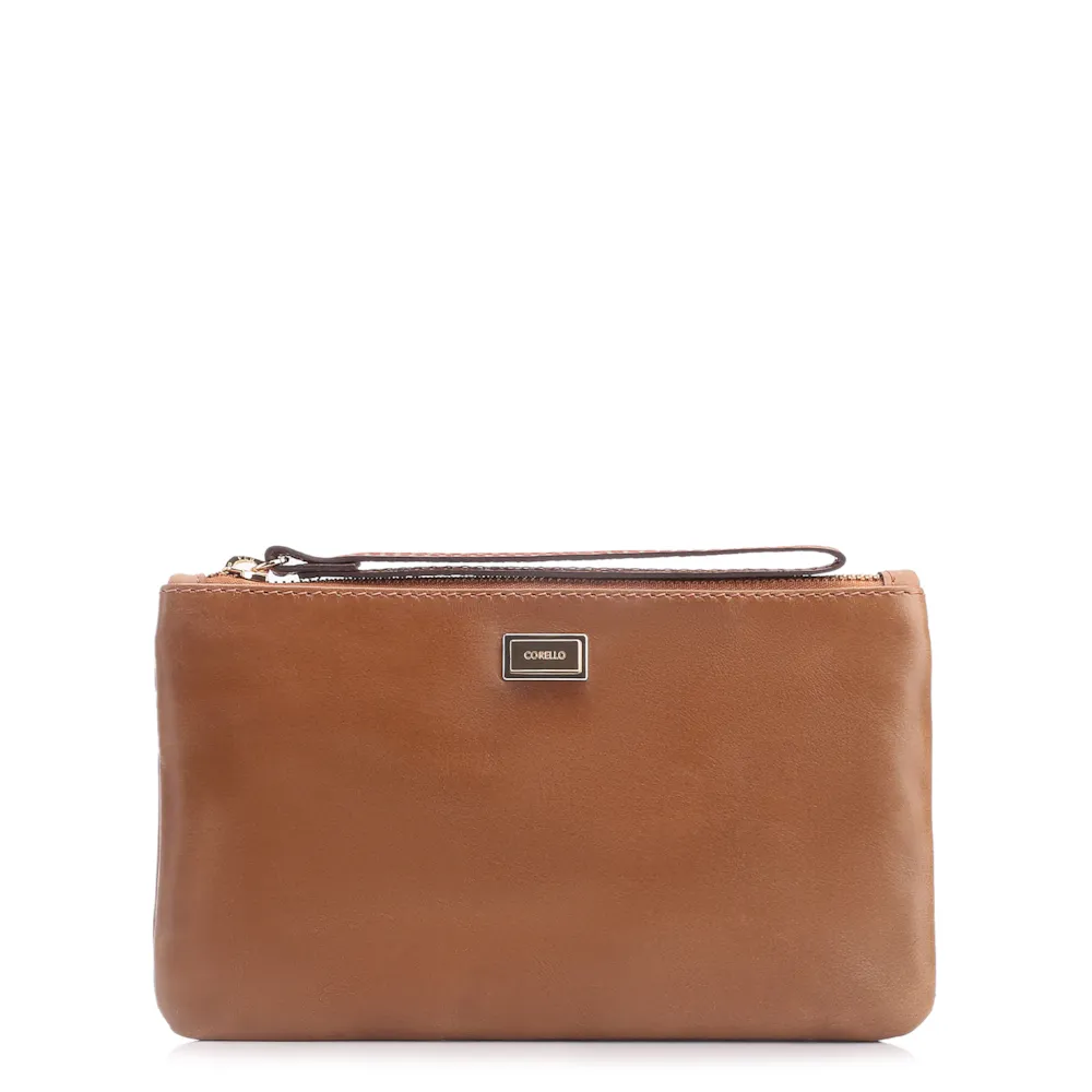 Bolsa Pequena Couro Marrom