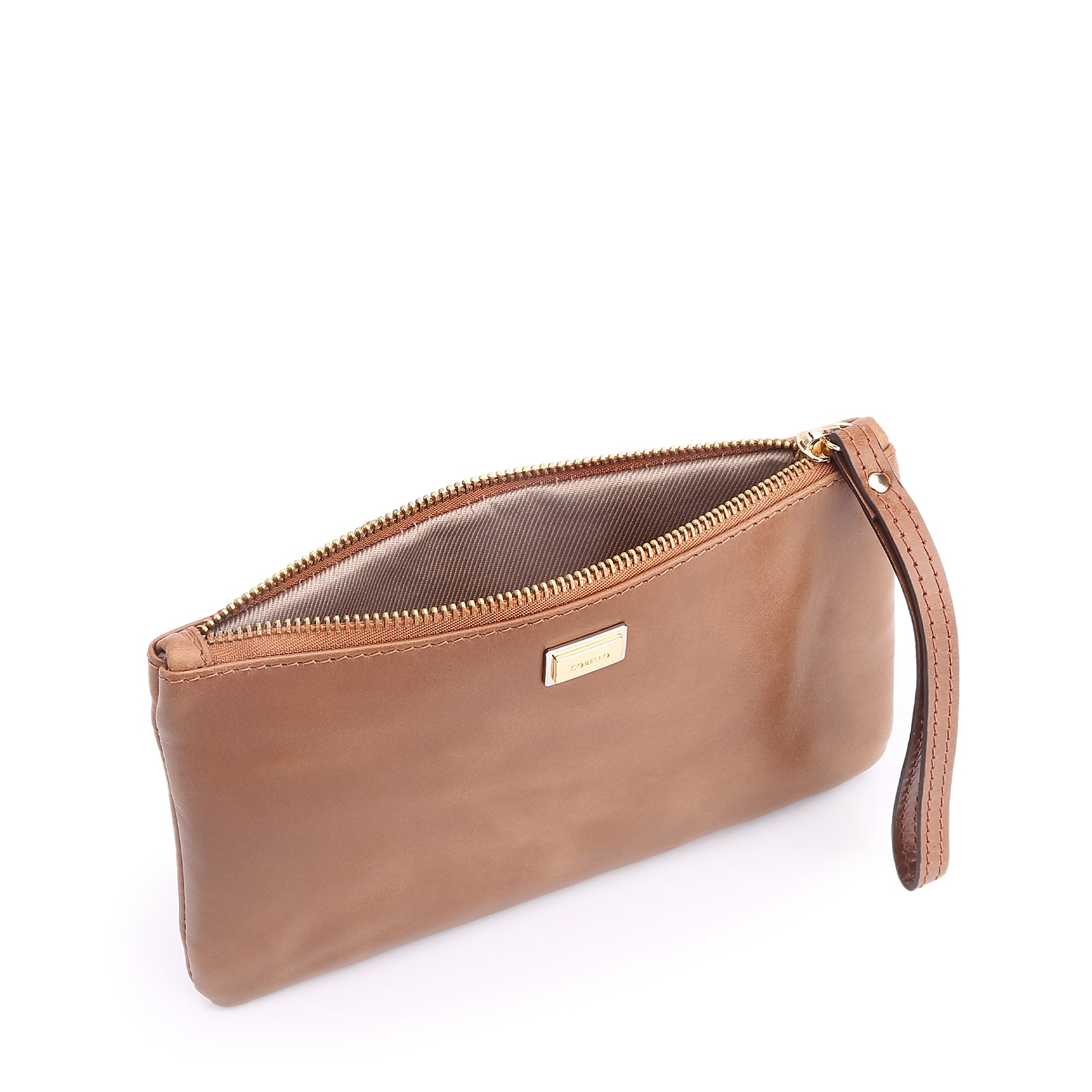 Bolsa Pequena Couro Marrom