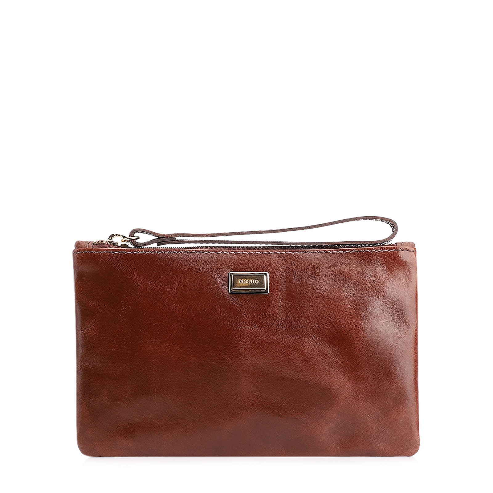 Bolsa Pequena Couro Marrom