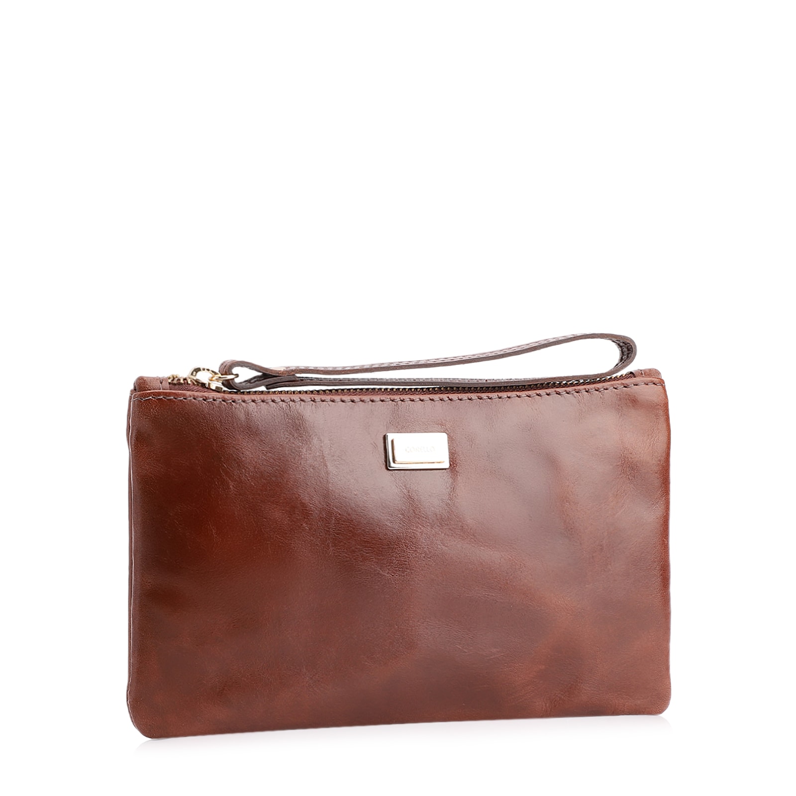 Bolsa Pequena Couro Marrom
