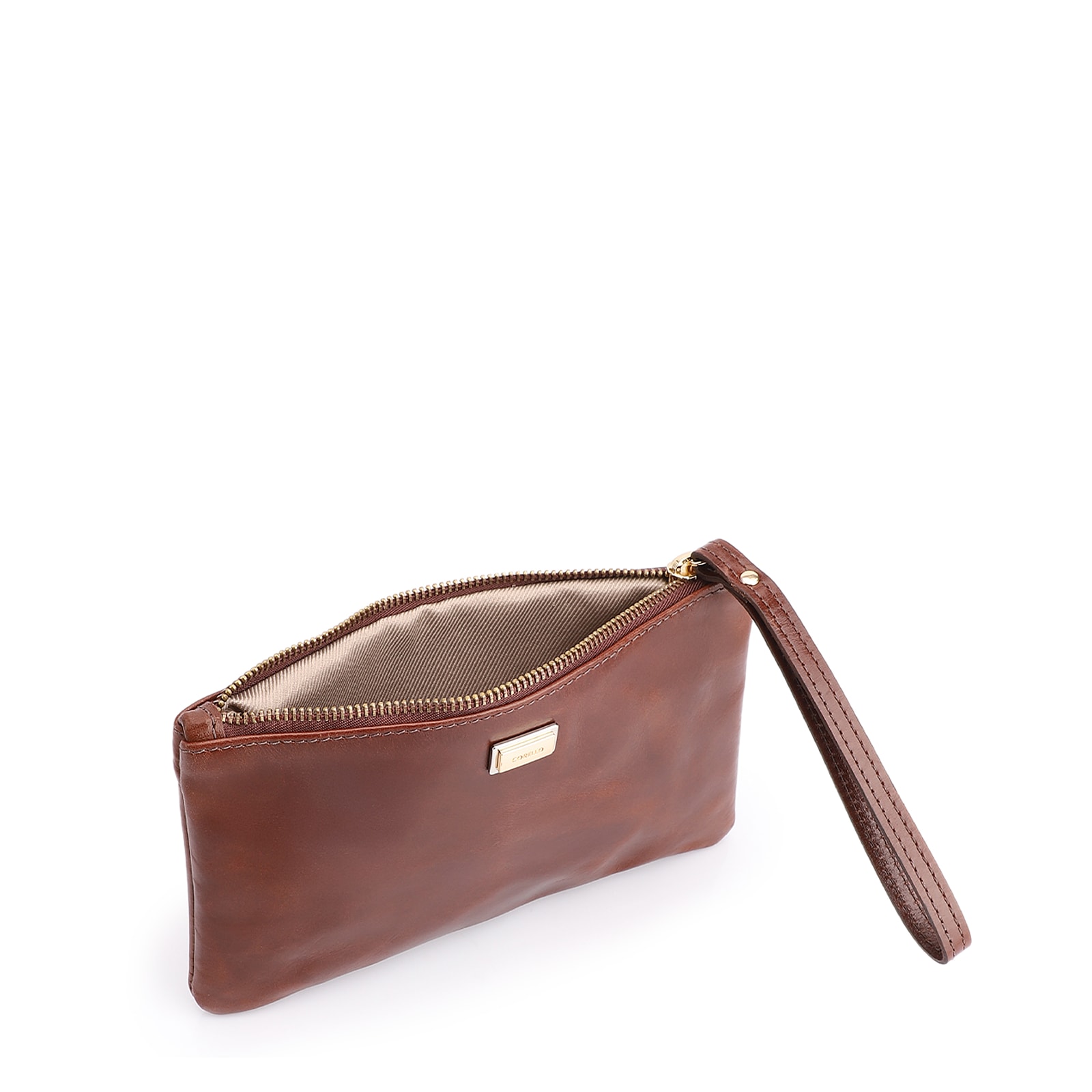 Bolsa Pequena Couro Marrom