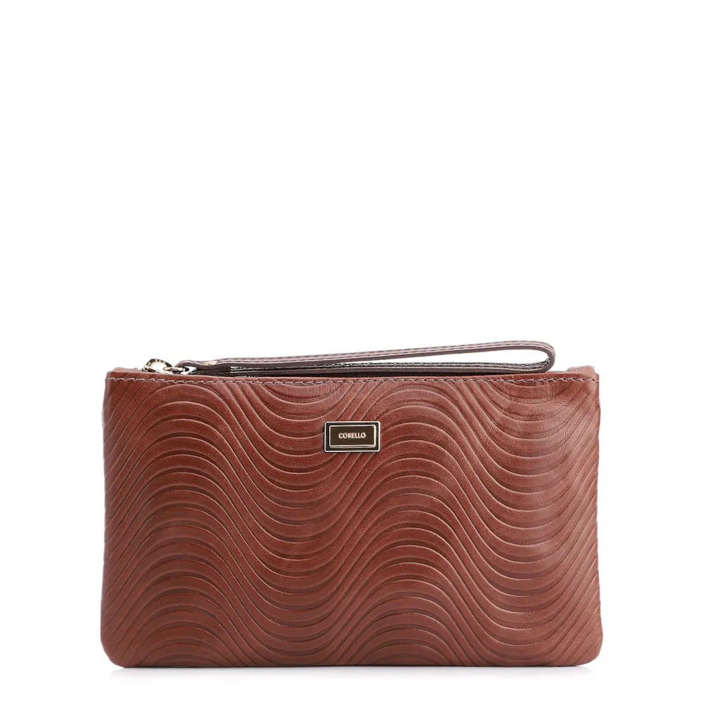 Bolsa Pequena Couro Marrom