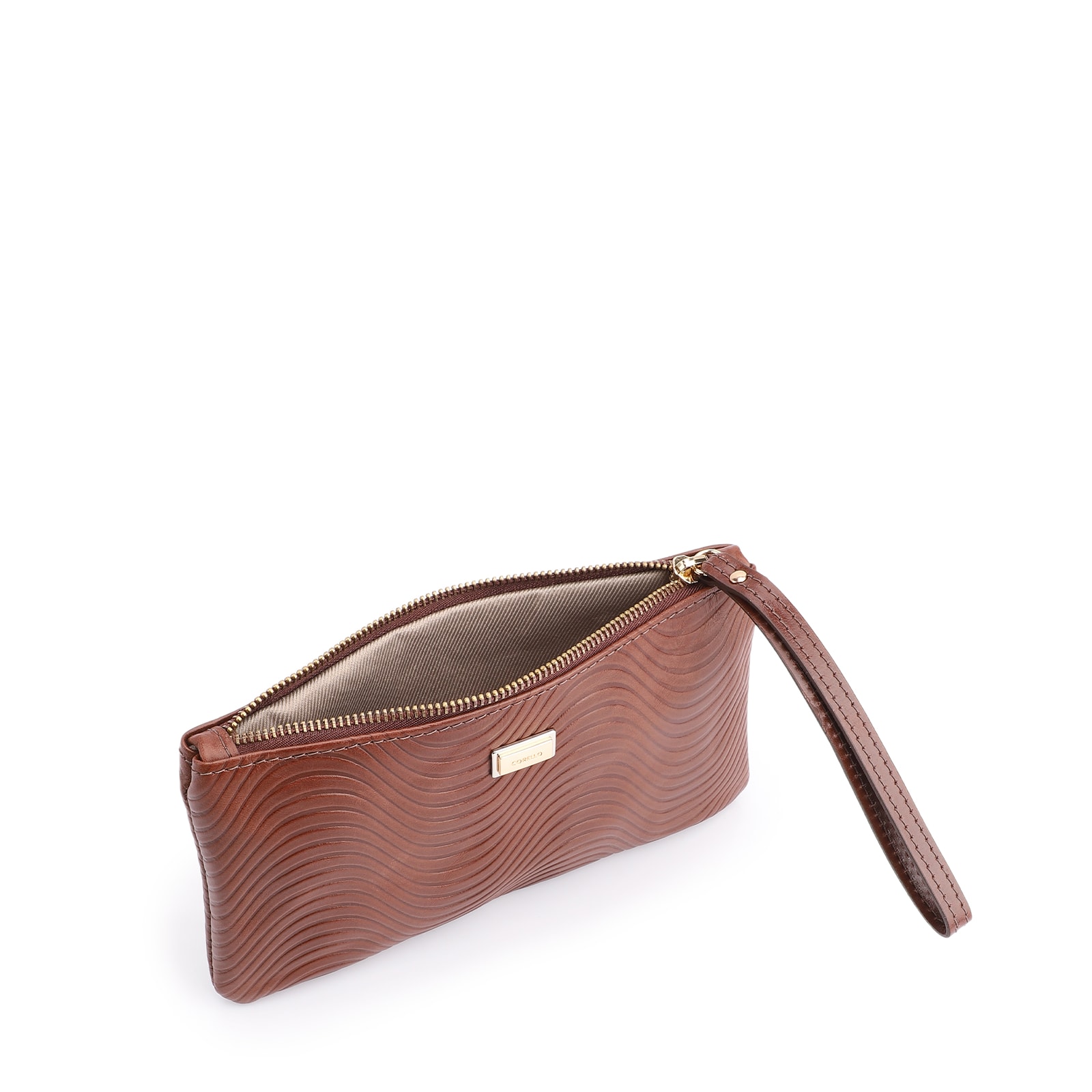 Bolsa Pequena Couro Marrom