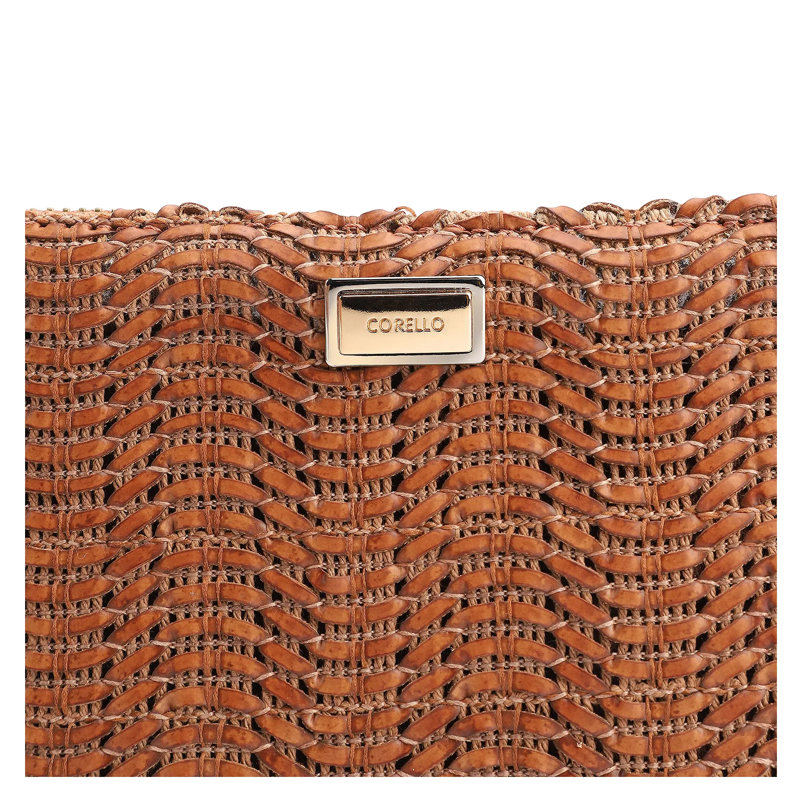 Bolsa Pequena Couro Marrom Claro