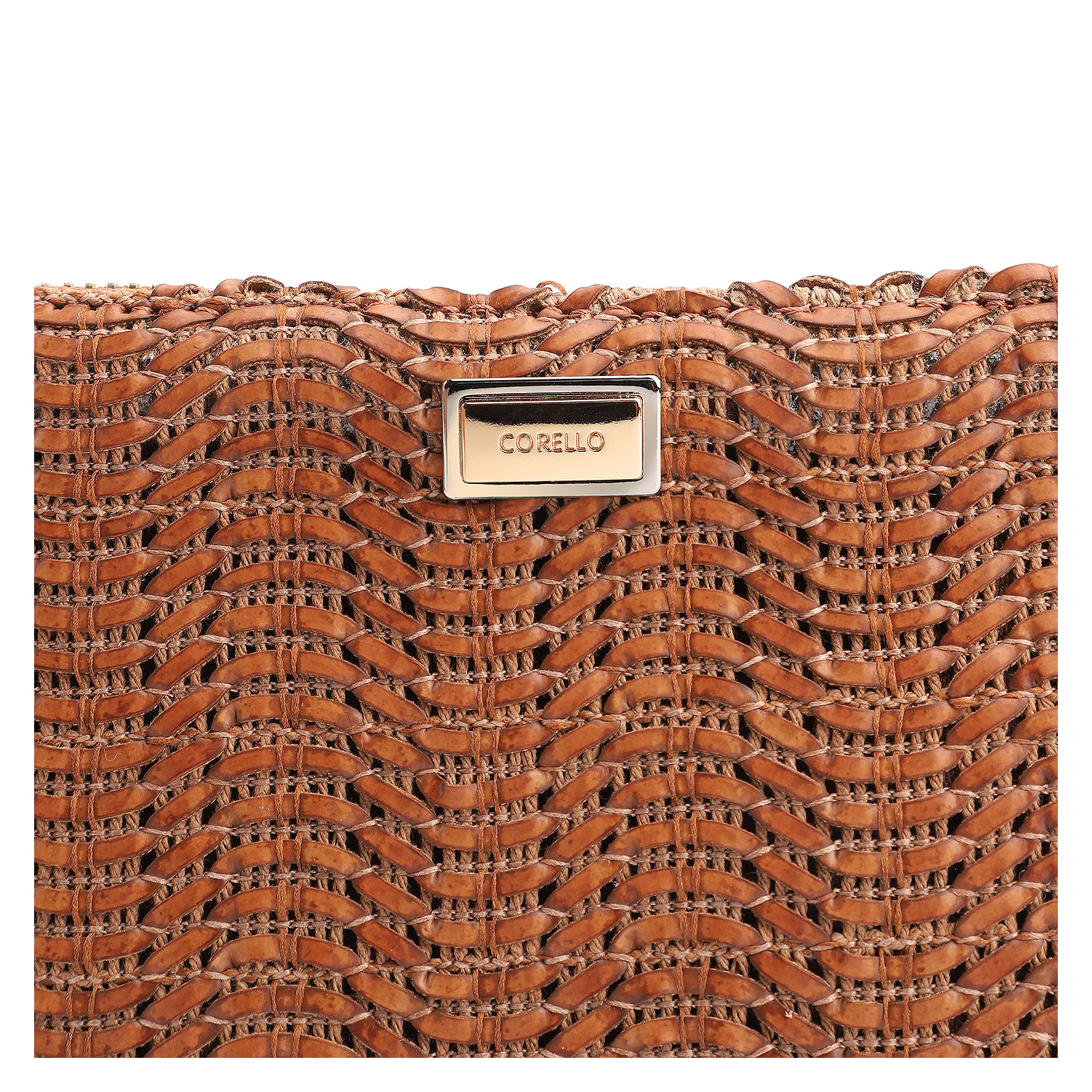 Bolsa Pequena Couro Marrom Claro