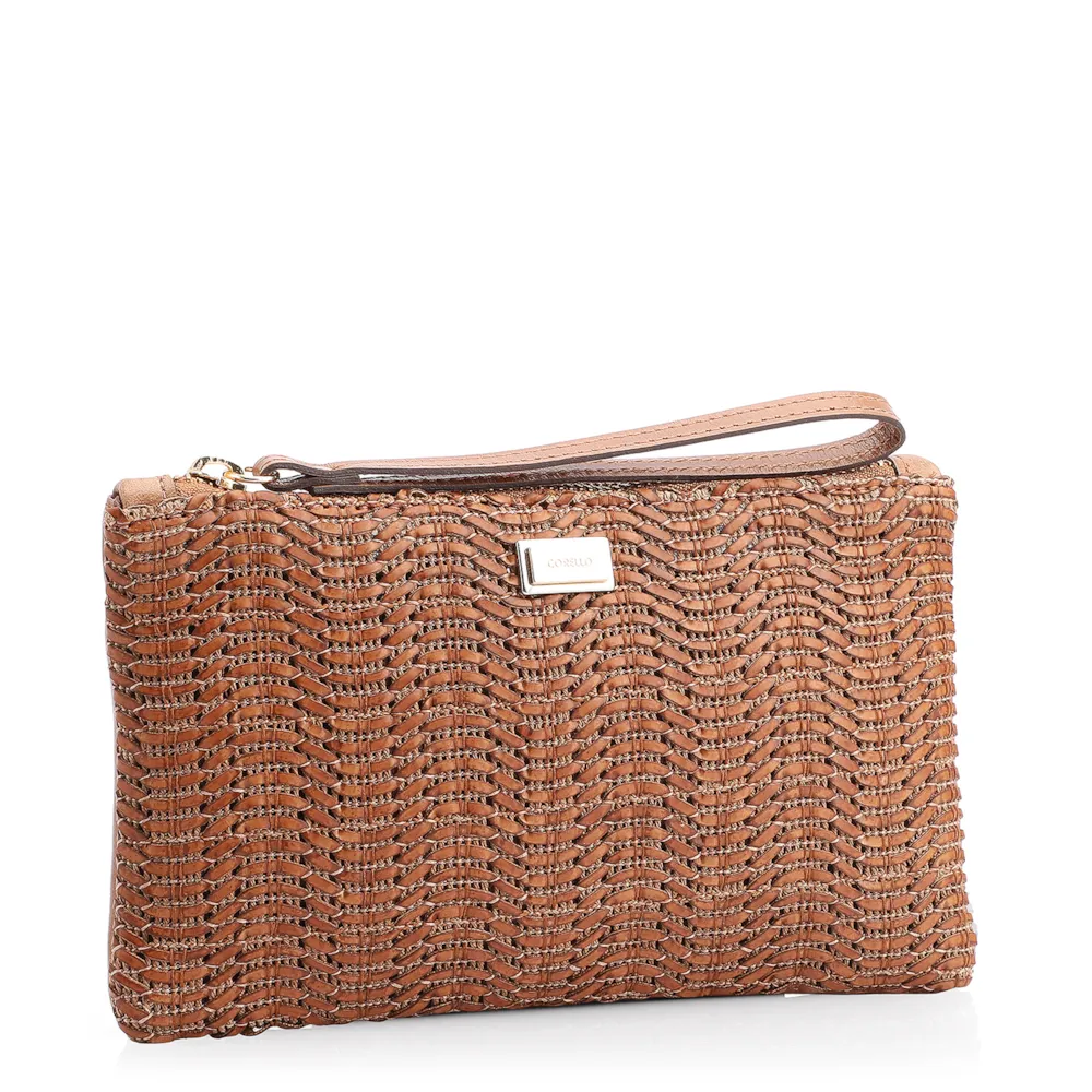 Bolsa Pequena Couro Marrom Claro - imagem 2