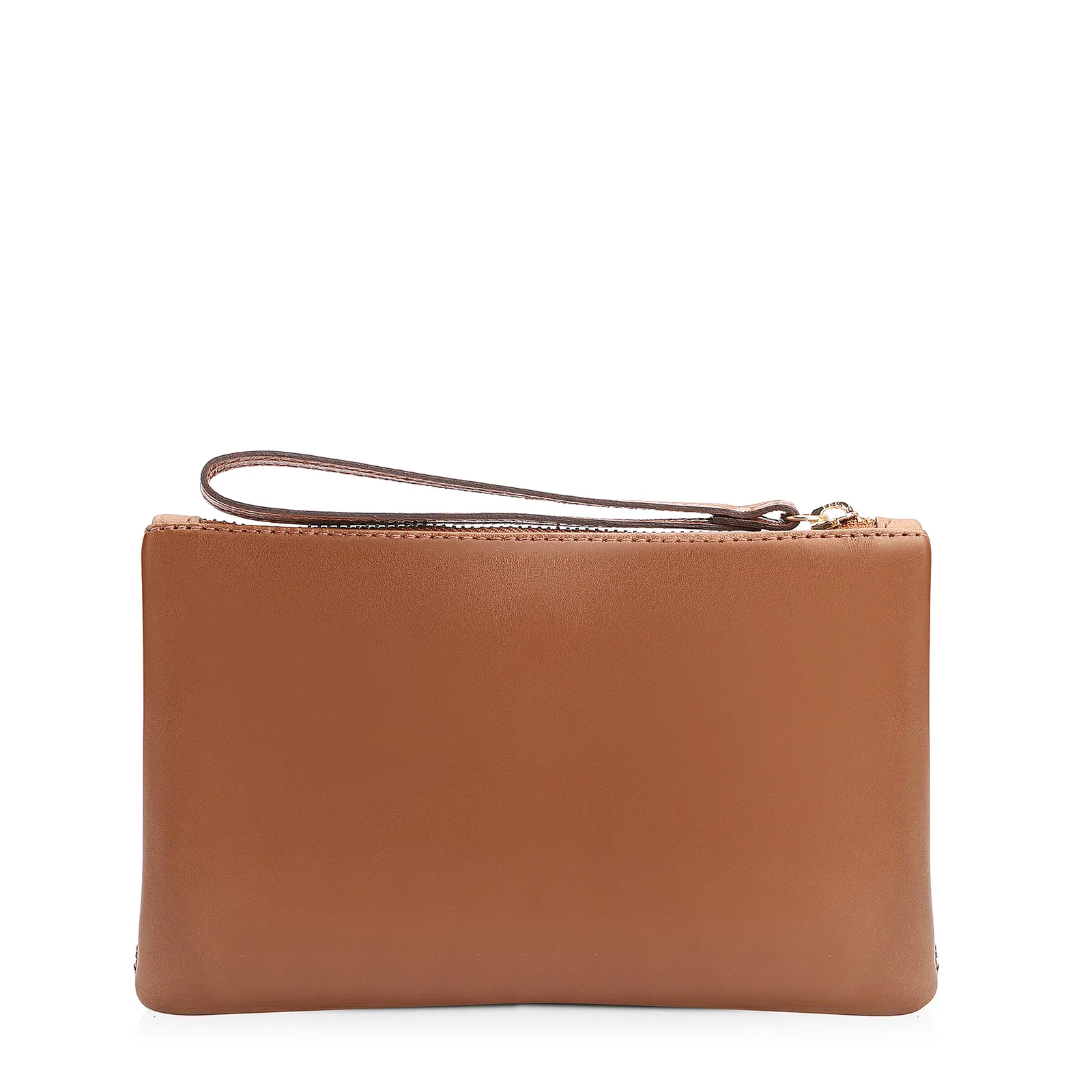 Bolsa Pequena Couro Marrom Claro