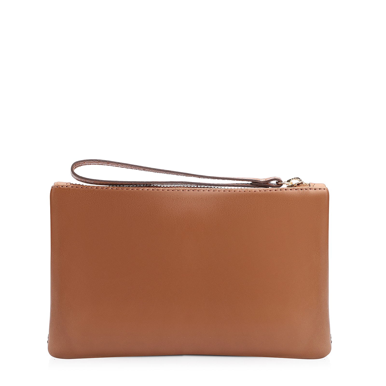 Bolsa Pequena Couro Marrom Claro