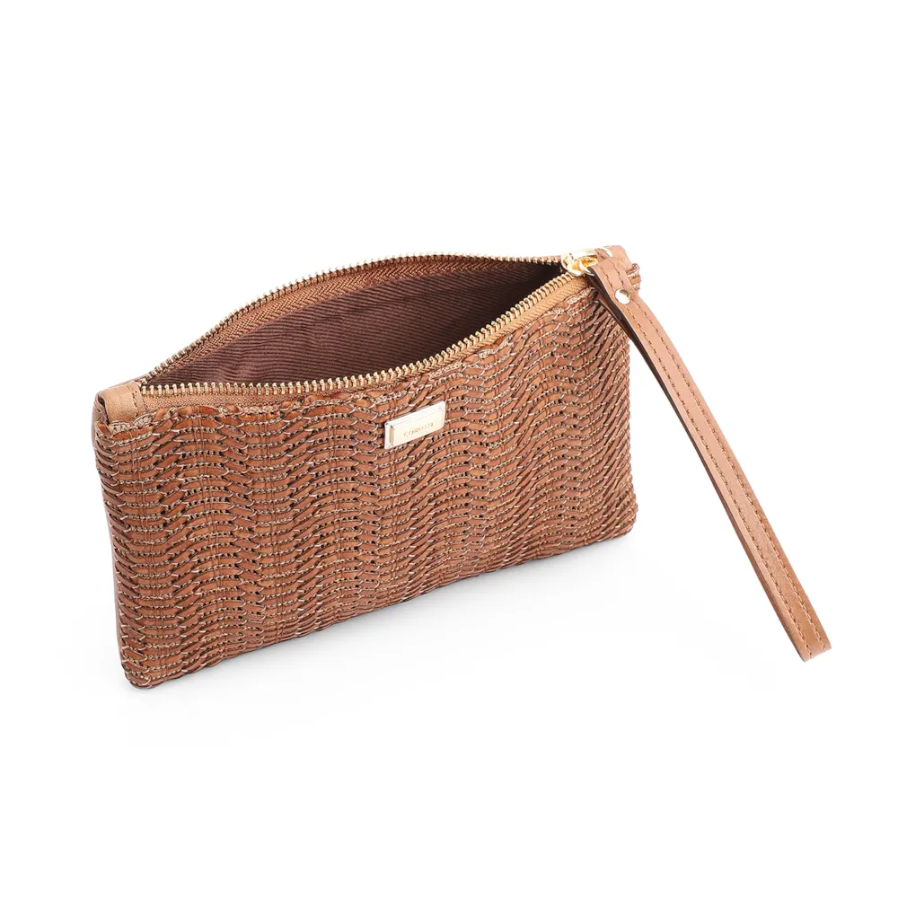 Bolsa Pequena Couro Marrom Claro - imagem 4