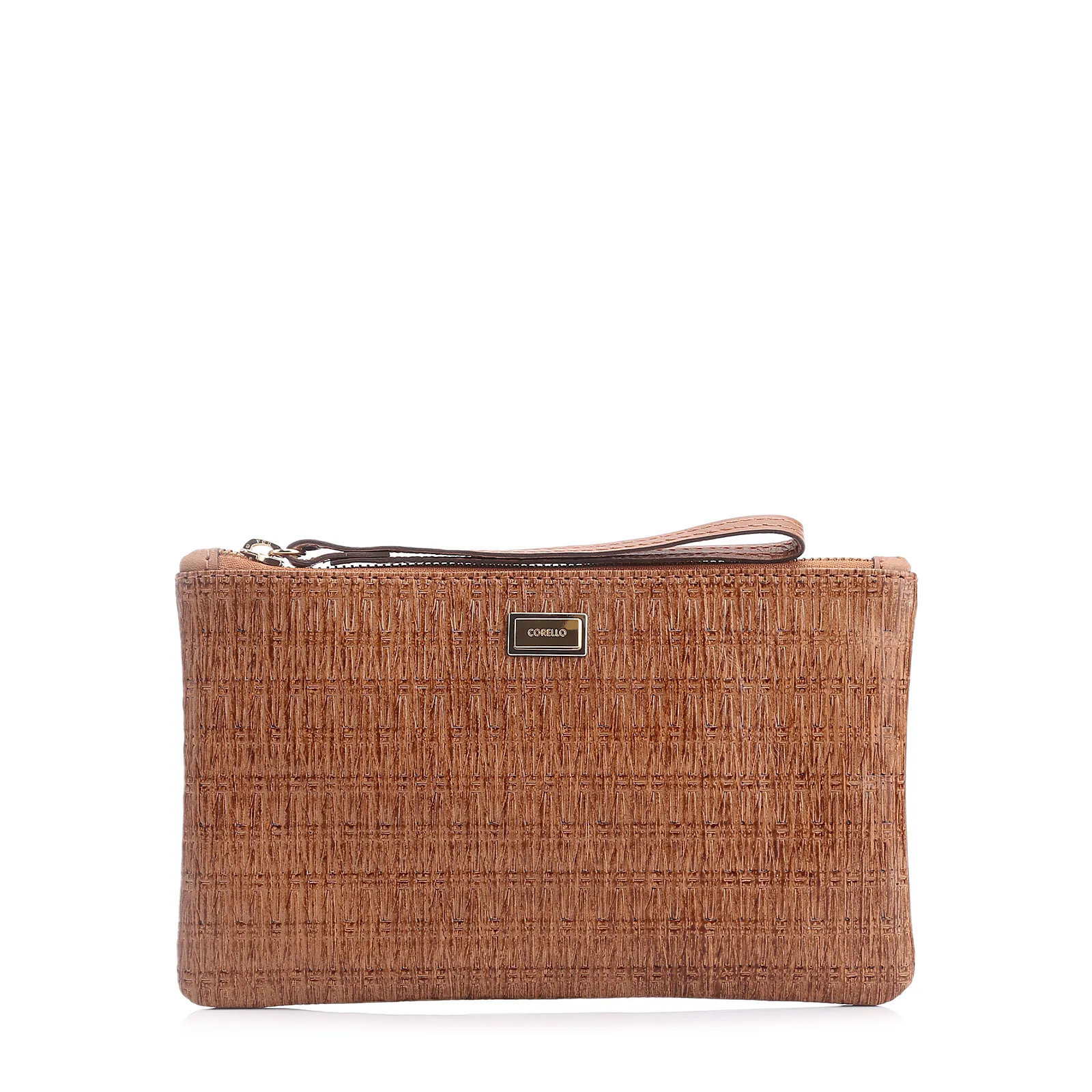 Bolsa Pequena Couro Marrom Claro