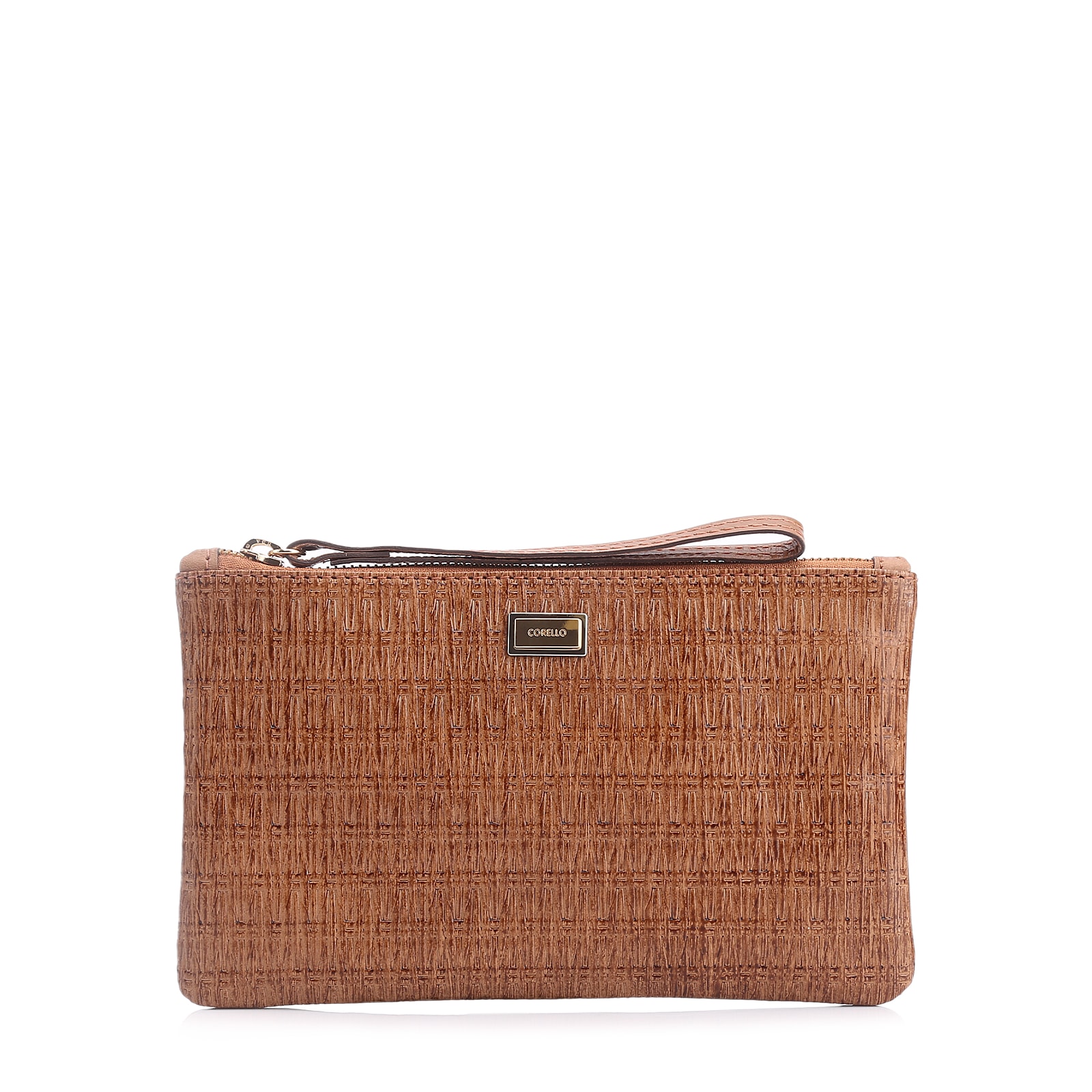 Bolsa Pequena Couro Marrom Claro