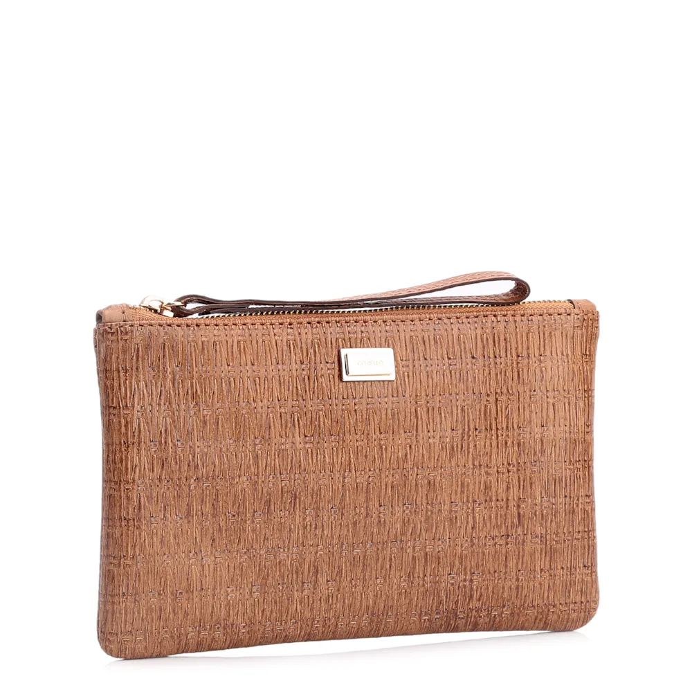 Bolsa Pequena Couro Marrom Claro - imagem 2