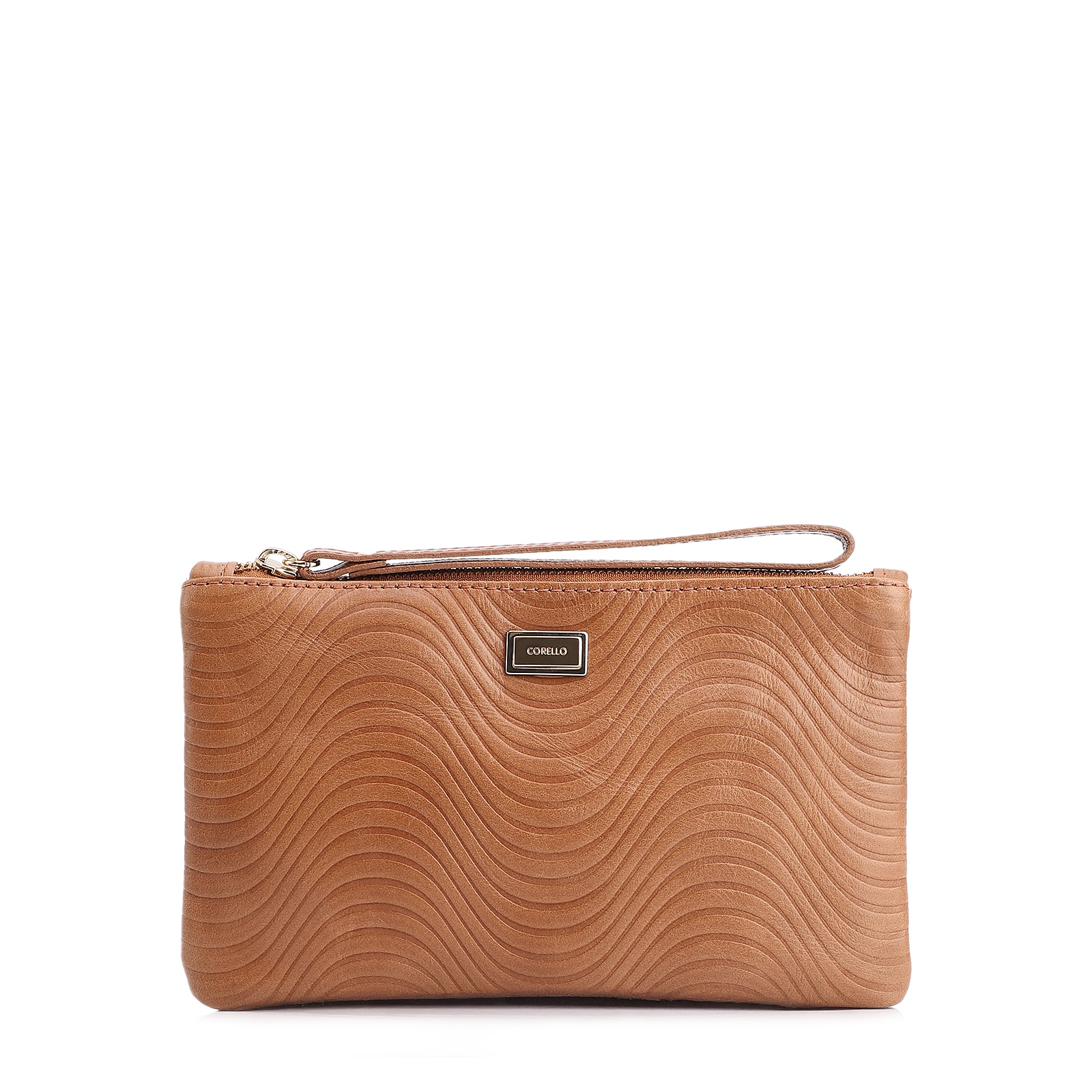 Bolsa Pequena Couro Marrom Claro