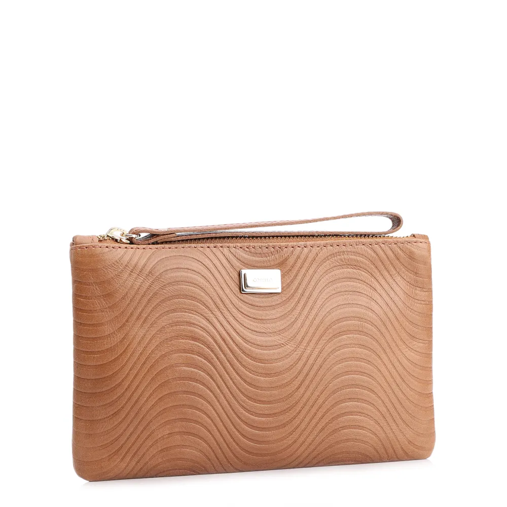Bolsa Pequena Couro Marrom Claro - imagem 2