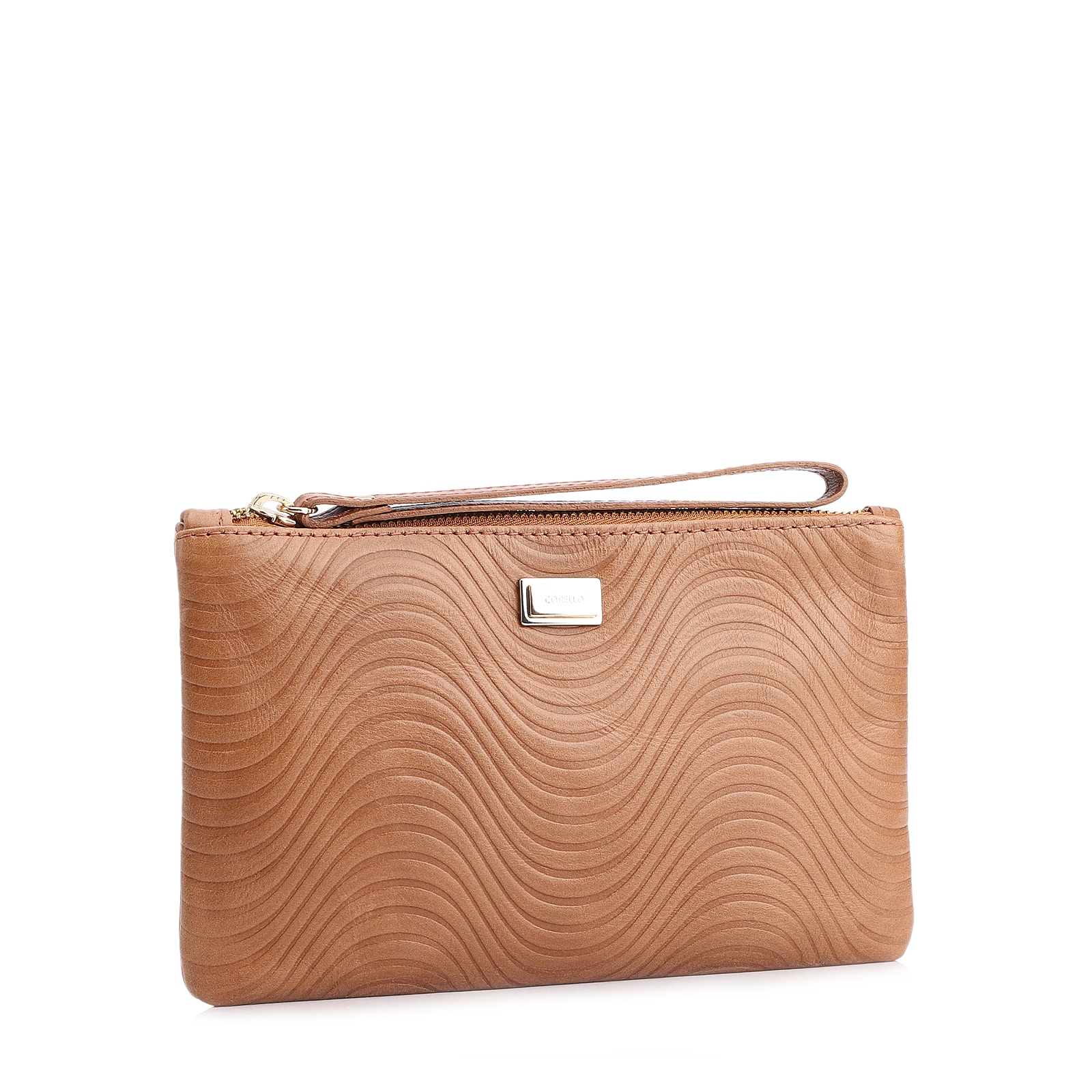 Bolsa Pequena Couro Marrom Claro