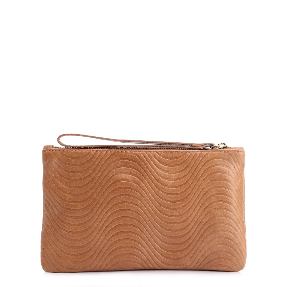 Bolsa Pequena Couro Marrom Claro - imagem 3
