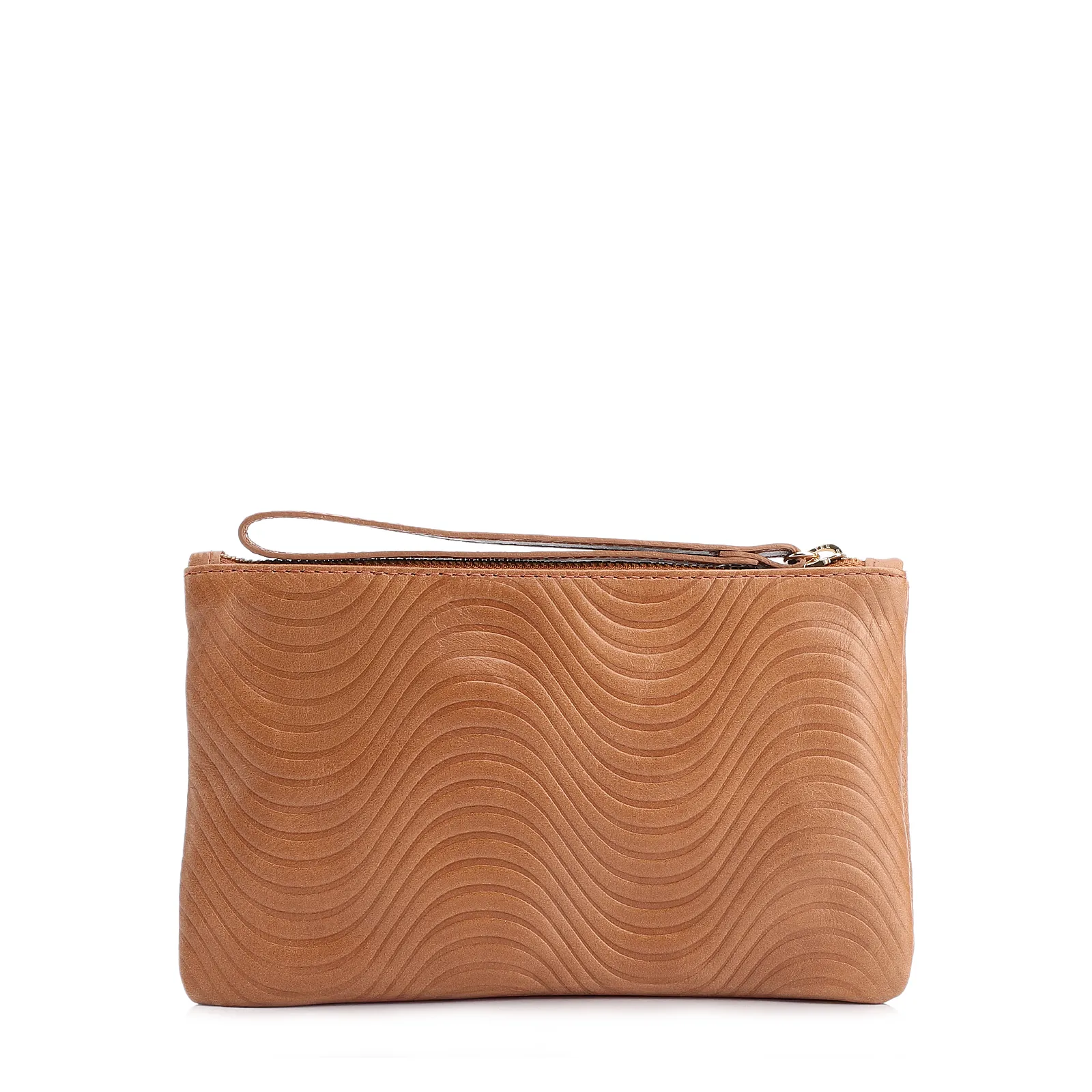 Bolsa Pequena Couro Marrom Claro