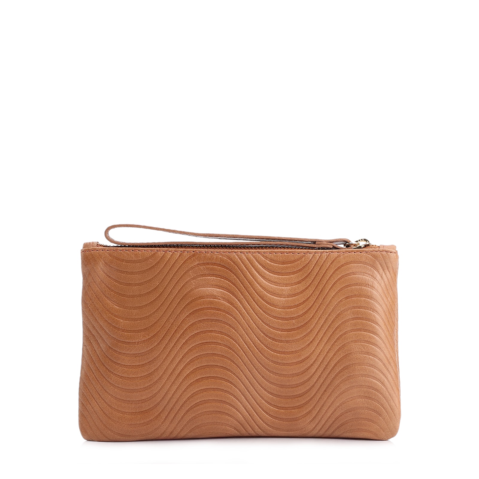 Bolsa Pequena Couro Marrom Claro