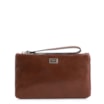 Bolsa Pequena Couro Marrom Escuro - imagem 1