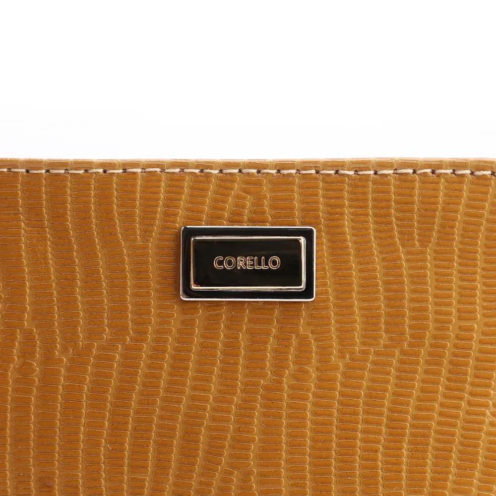 Bolsa Pequena Couro New Lezard Amarelo - imagem 5