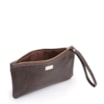 Bolsa Pequena Couro New Lezard Marrom Escuro - imagem 3
