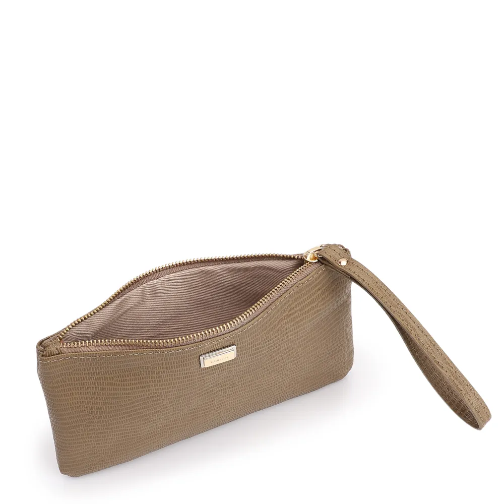 Bolsa Pequena Couro New Lezard Verde - imagem 4
