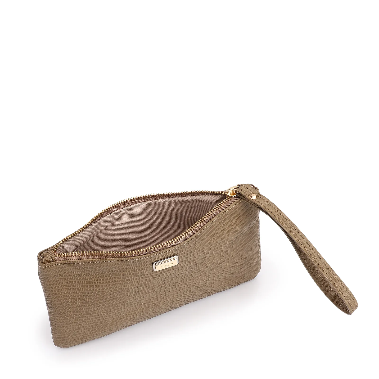 Bolsa Pequena Couro New Lezard Verde