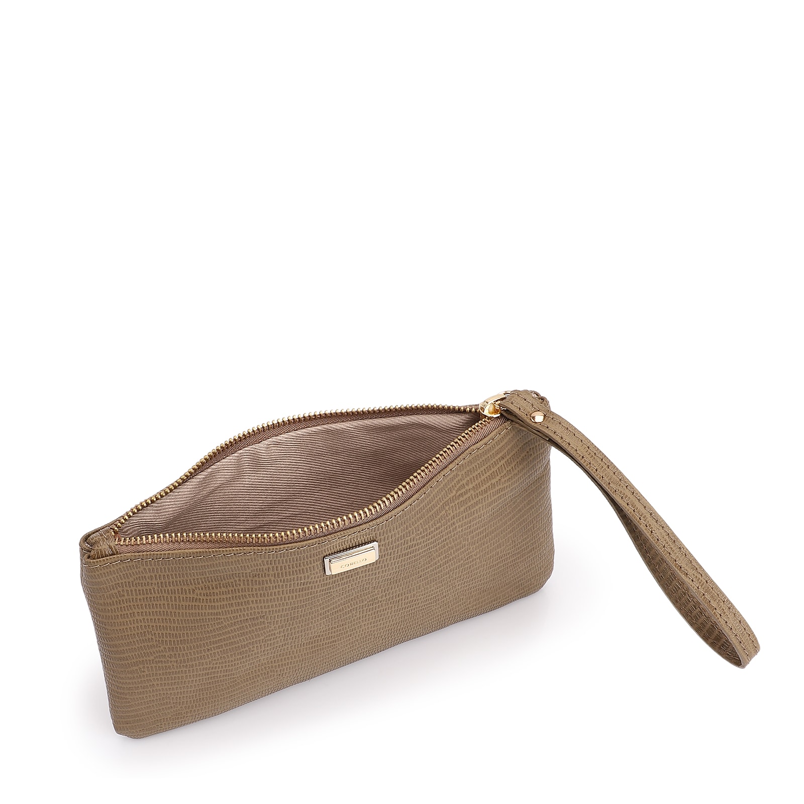 Bolsa Pequena Couro New Lezard Verde
