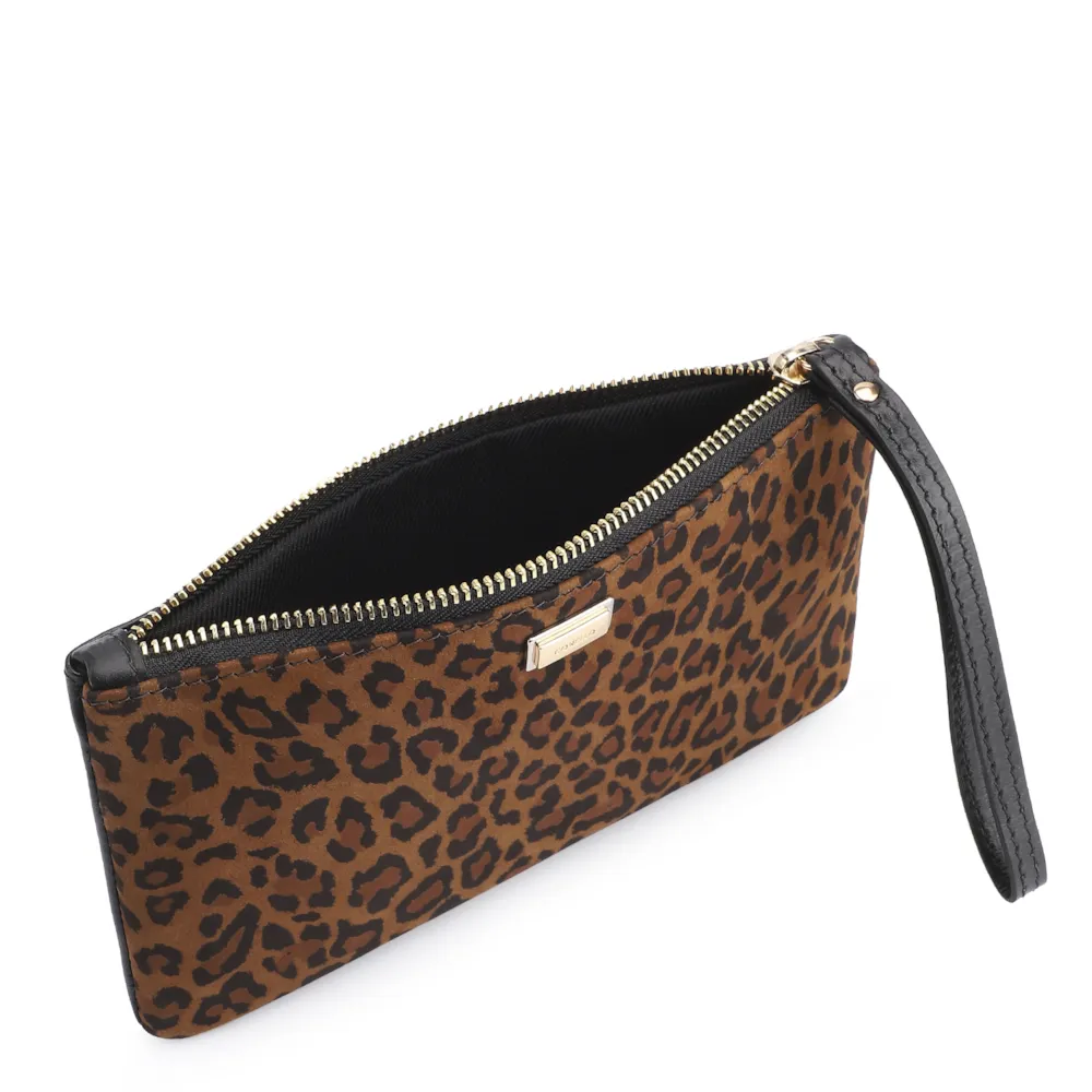 Bolsa Pequena Couro Nobuck Onça - imagem 4