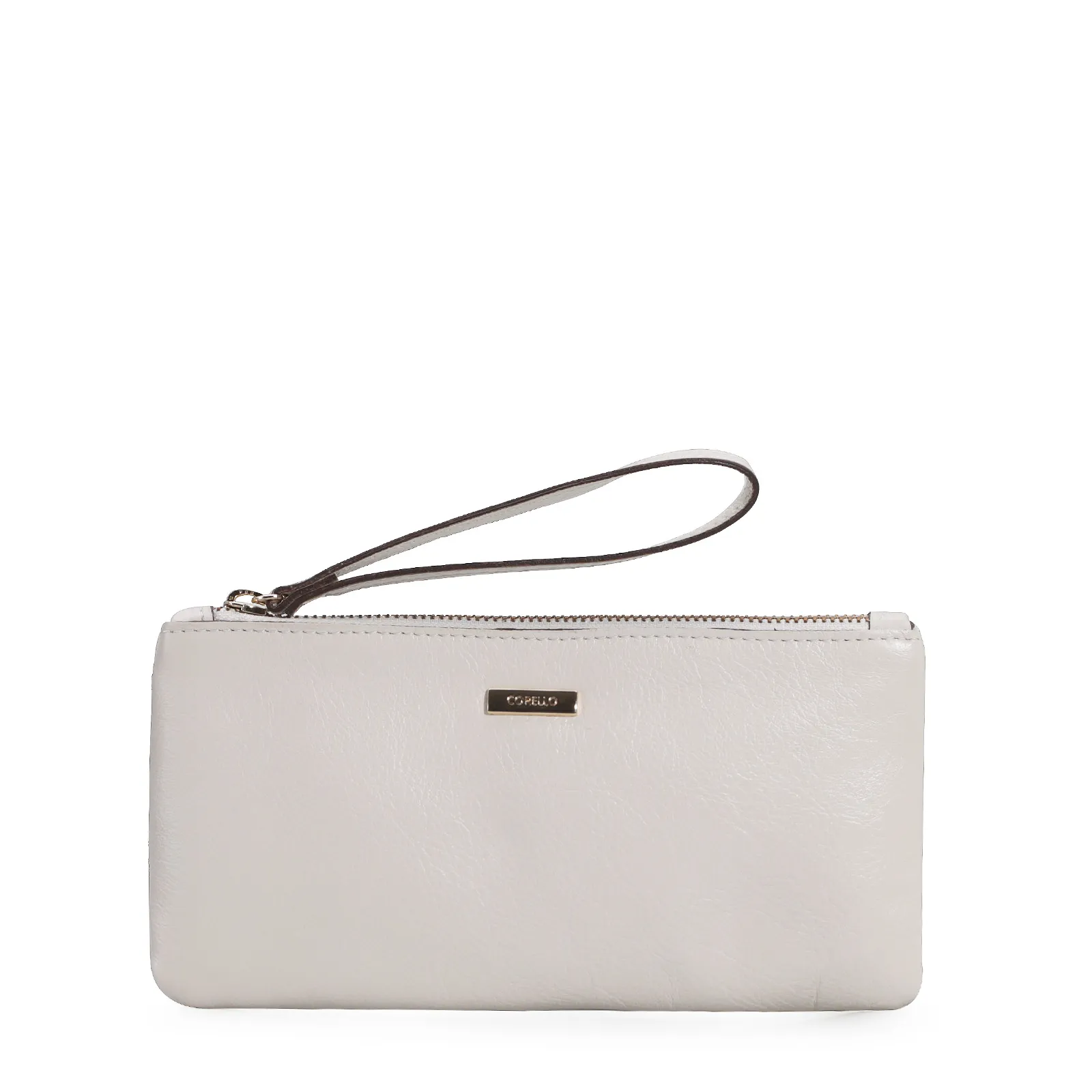 Bolsa Pequena Couro Off White