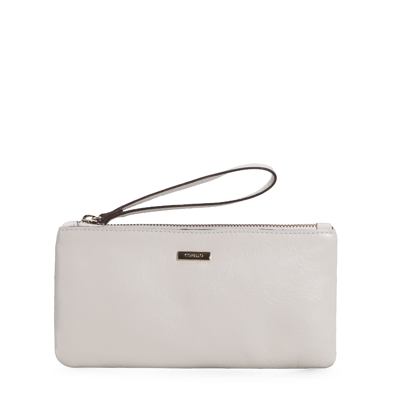 Bolsa Pequena Couro Off White