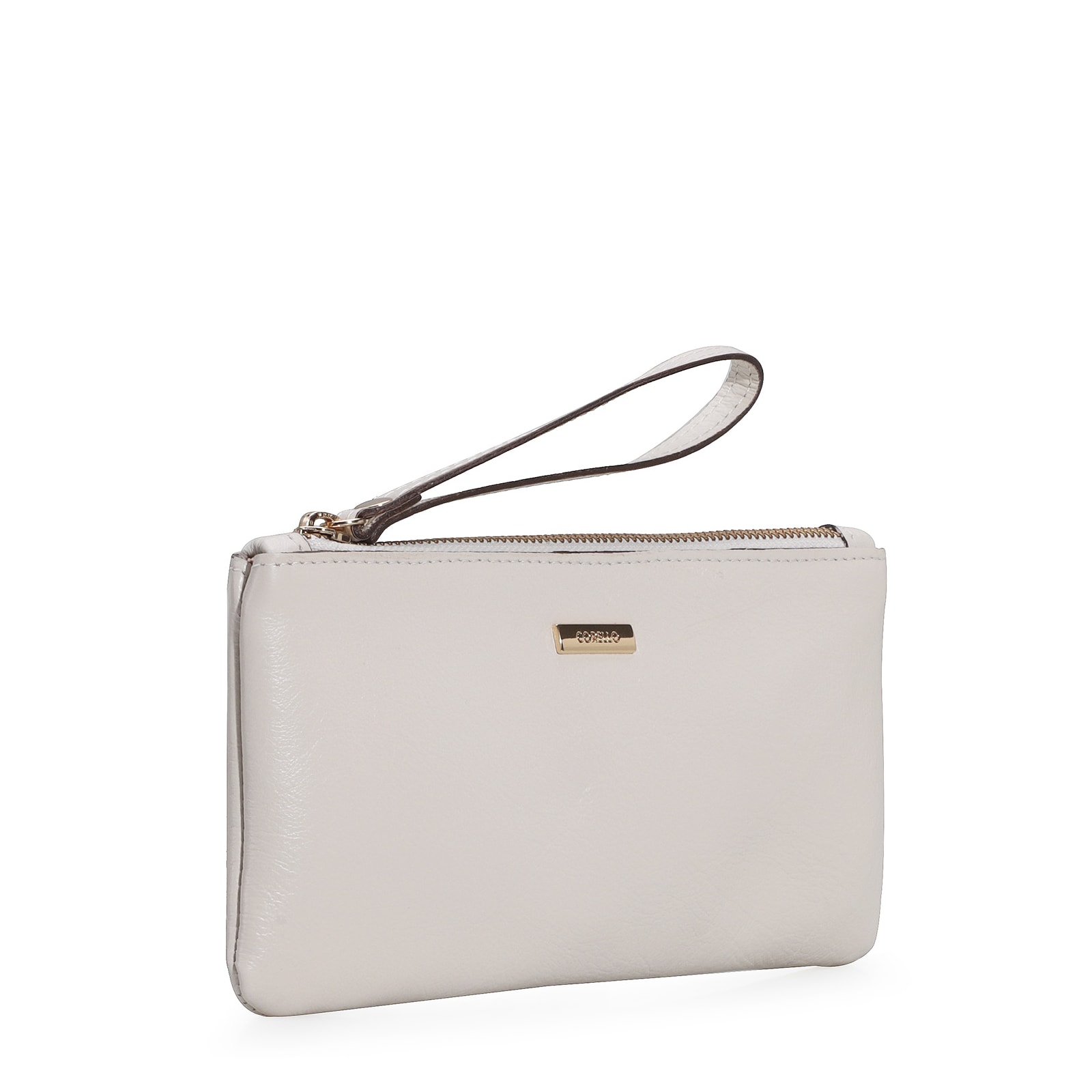 Bolsa Pequena Couro Off White
