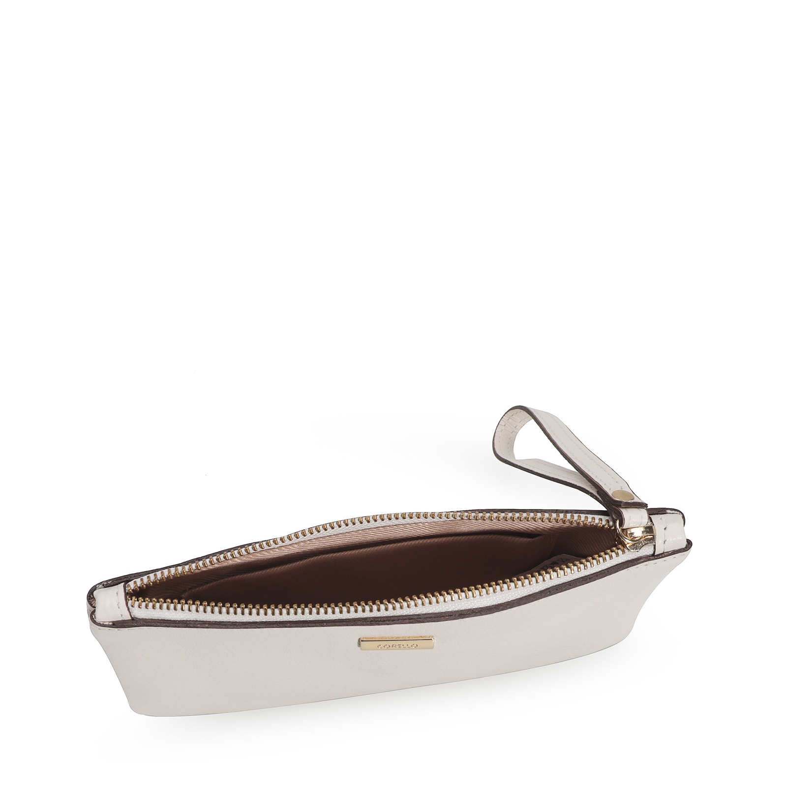 Bolsa Pequena Couro Off White