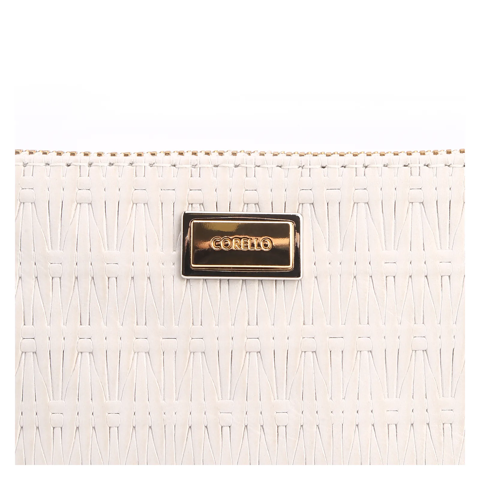 Bolsa Pequena Couro Off White