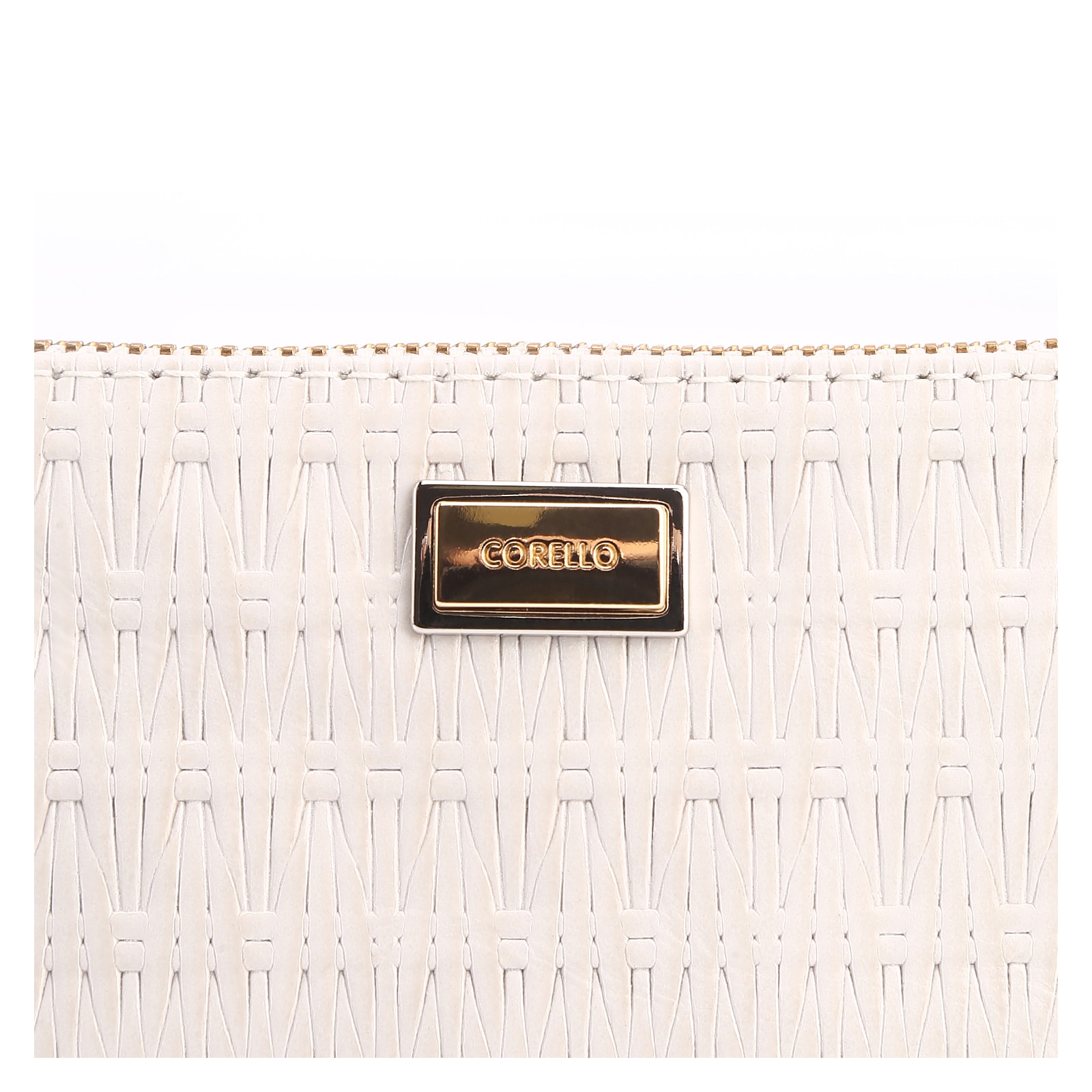 Bolsa Pequena Couro Off White