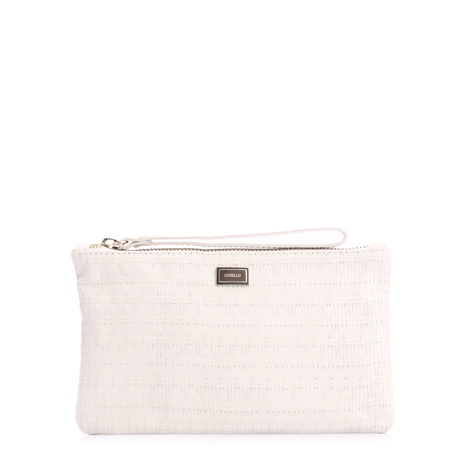 Bolsa Pequena Couro Off White