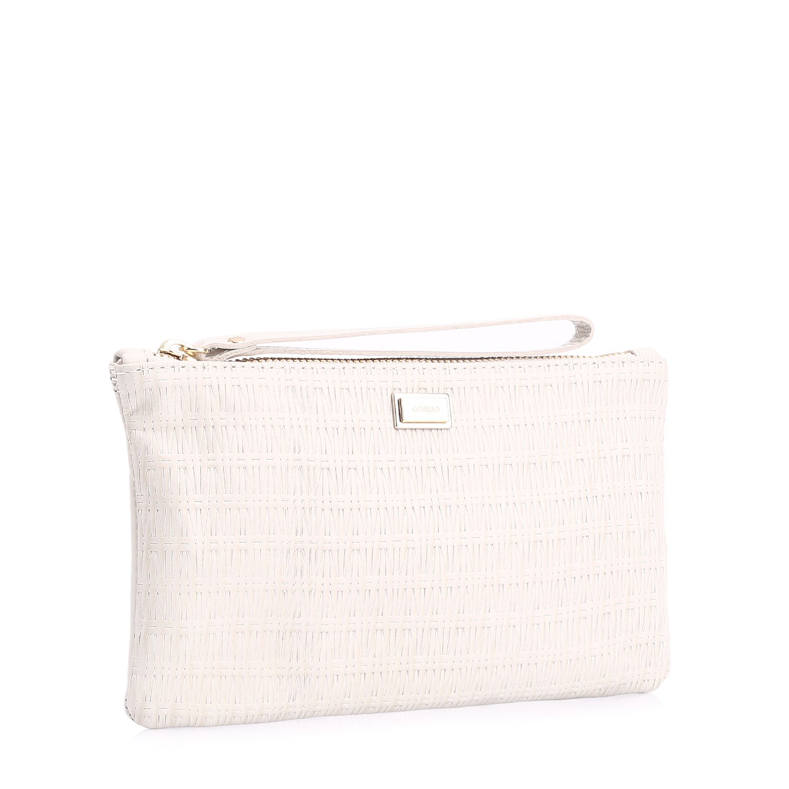 Bolsa Pequena Couro Off White