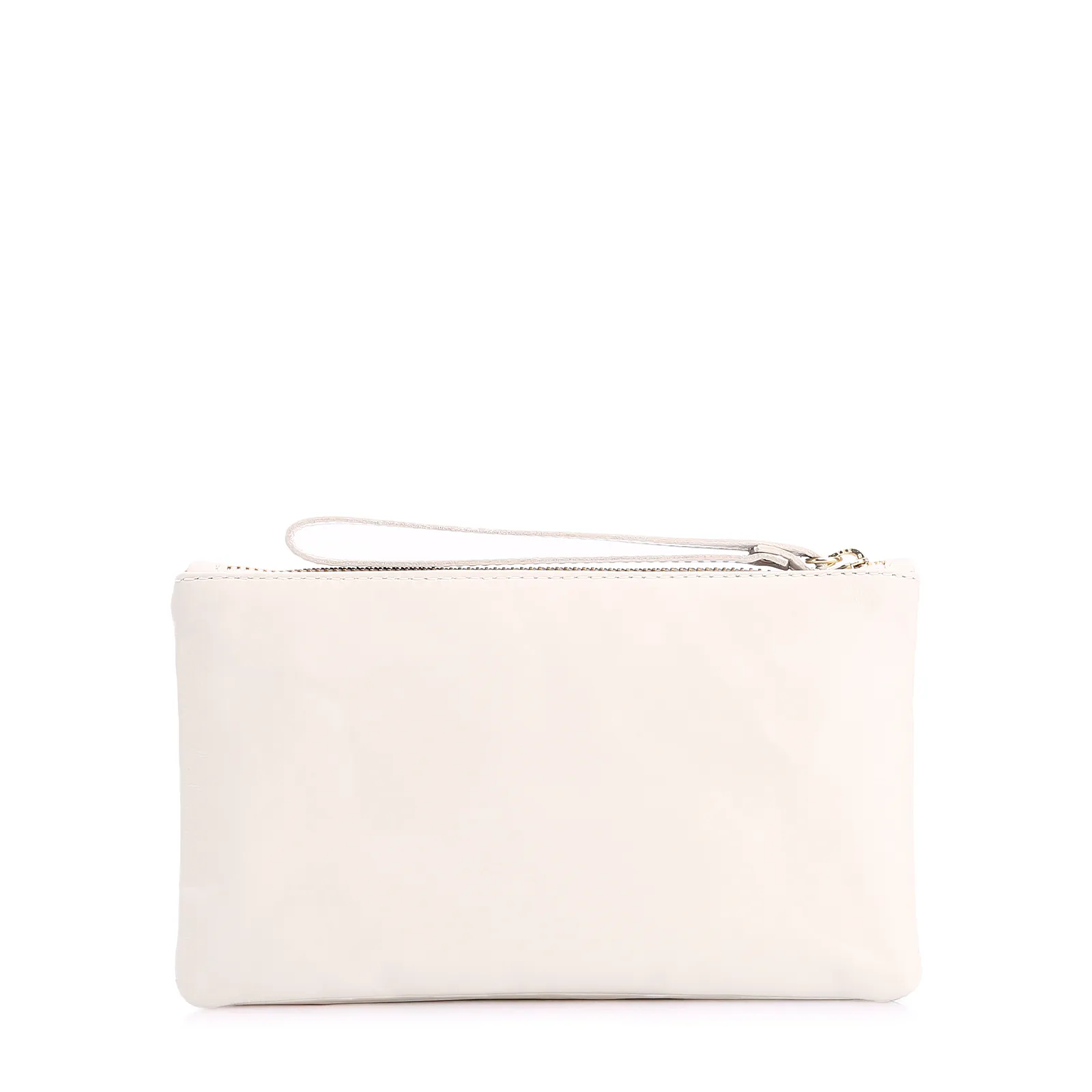 Bolsa Pequena Couro Off White