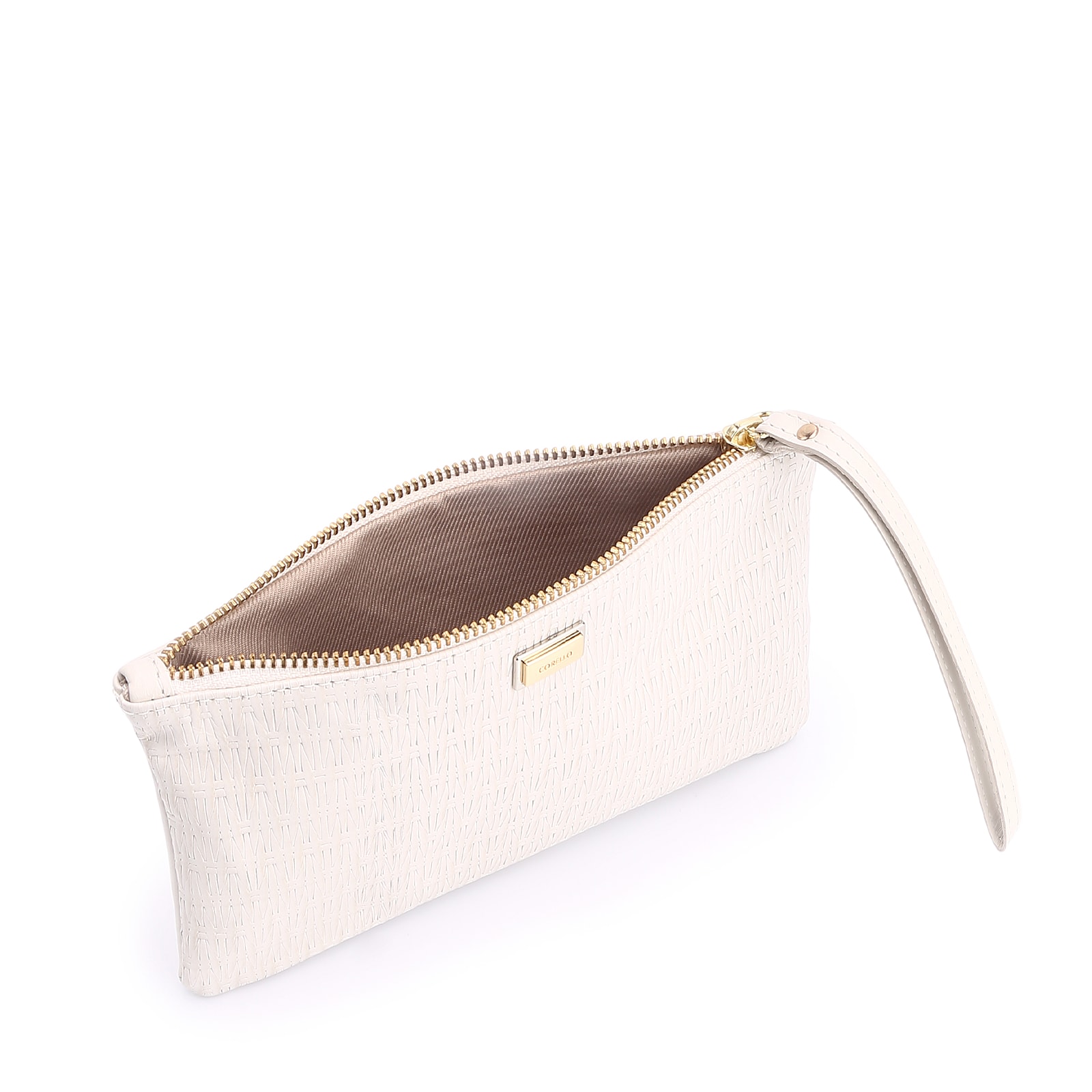 Bolsa Pequena Couro Off White