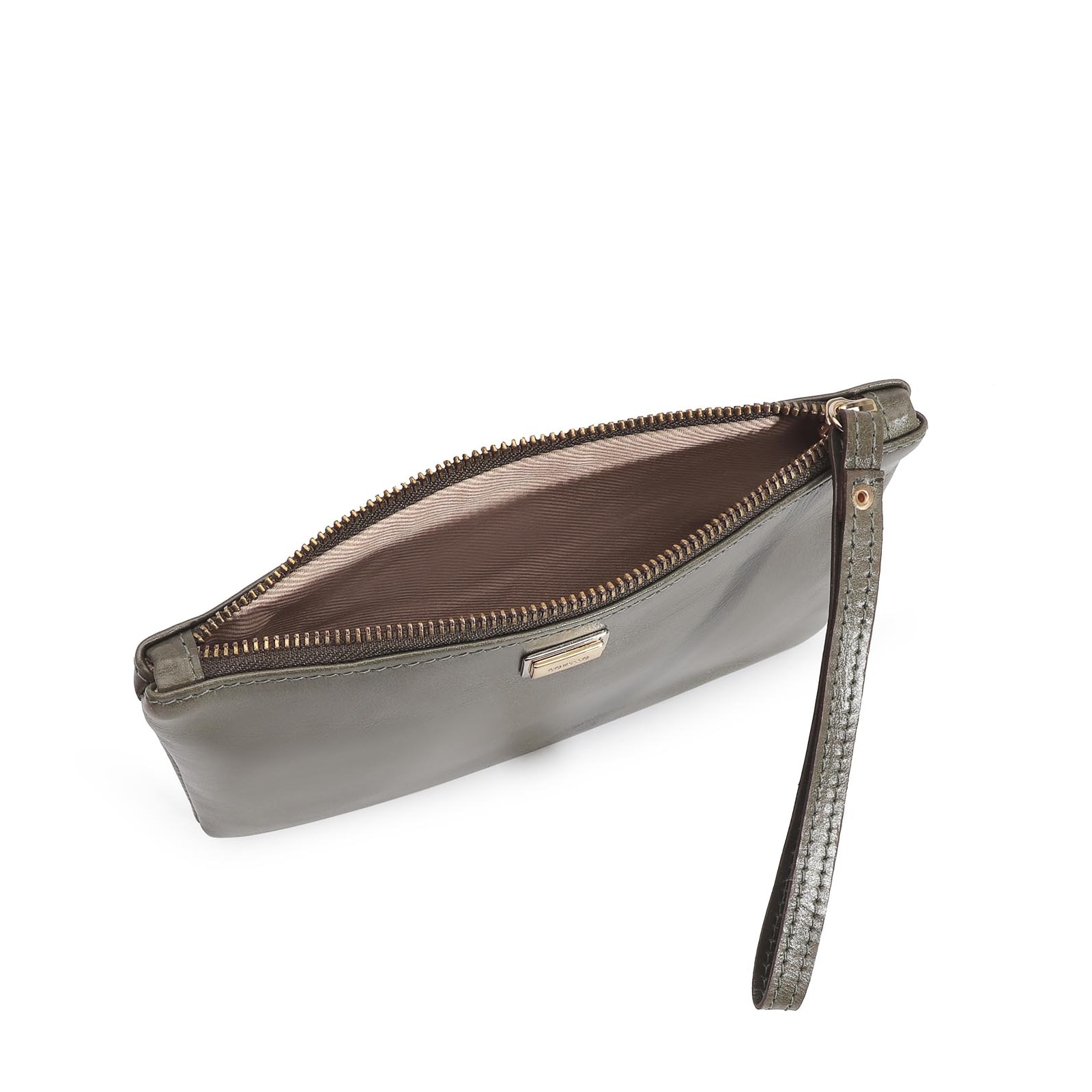 Bolsa Pequena Couro Oliva