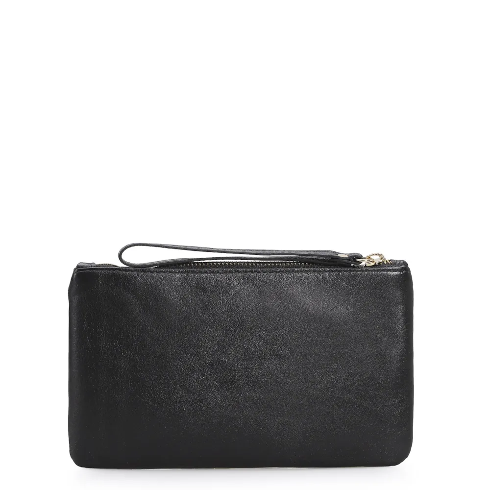 Bolsa Pequena Couro Preto - imagem 3