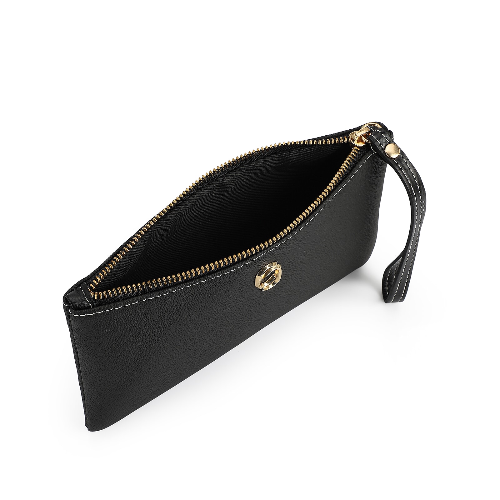 Bolsa Pequena Couro Preto