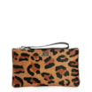 Bolsa Pequena Couro Preto / Estampa Onça - imagem 1