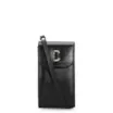 Bolsa Pequena Couro Preto Porta Celular - imagem 1