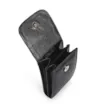 Bolsa Pequena Couro Preto Porta Celular - imagem 5
