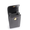 Bolsa Pequena Couro Preto Porta Celular - imagem 4